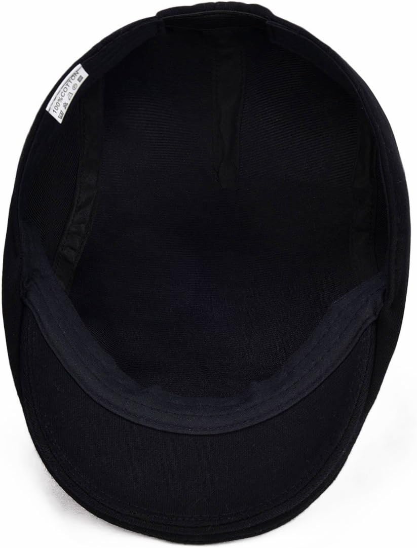 Men's Cotton Flat Ivy Gatsby Newsboy Driving Hat Cap