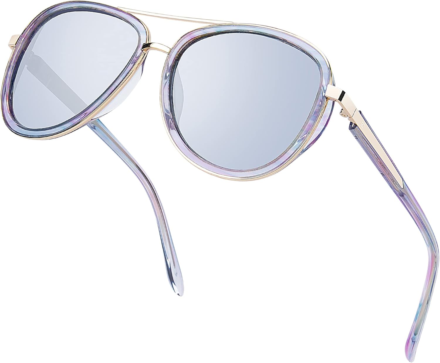 Polarized Sunglasses for Womens Retro Mirrored