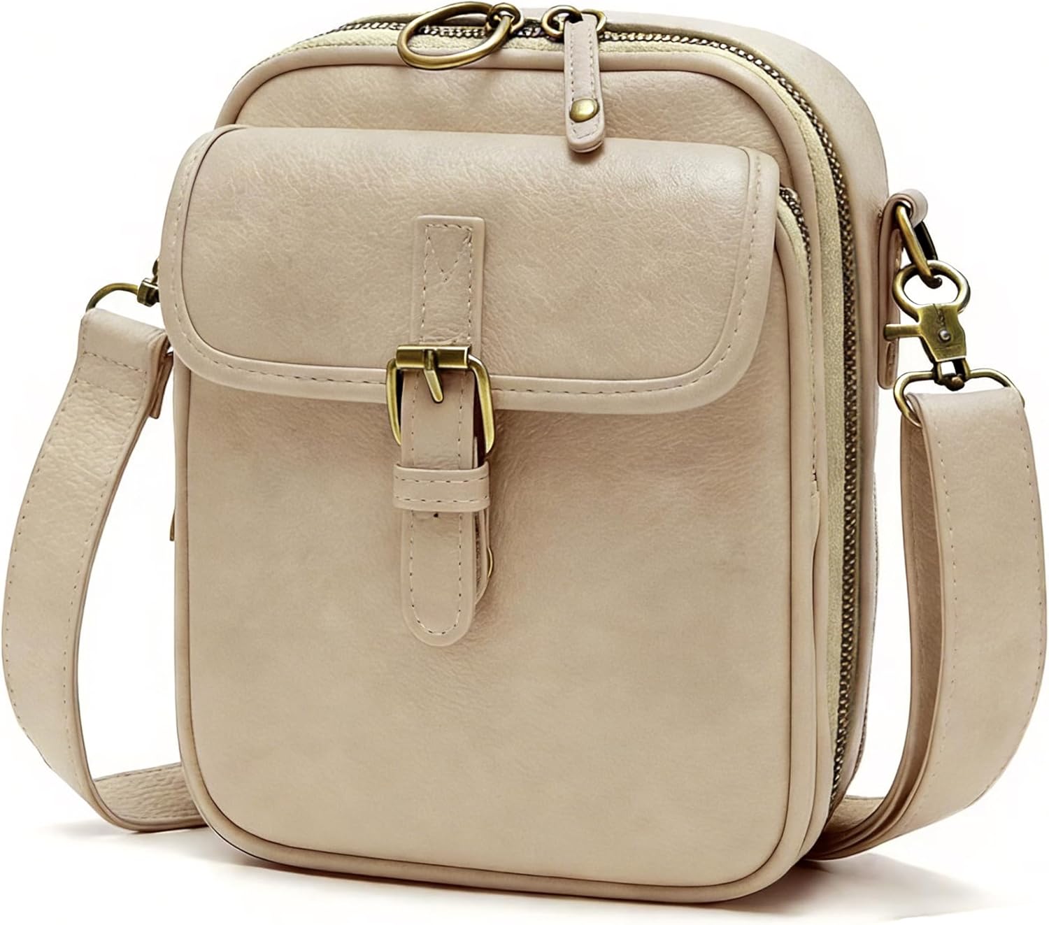 Small Crossbody Bags for Women Vegan Leather Messenger Purses. Vintage Wallet Anti Theft Shoulder Handbags with Card Slots