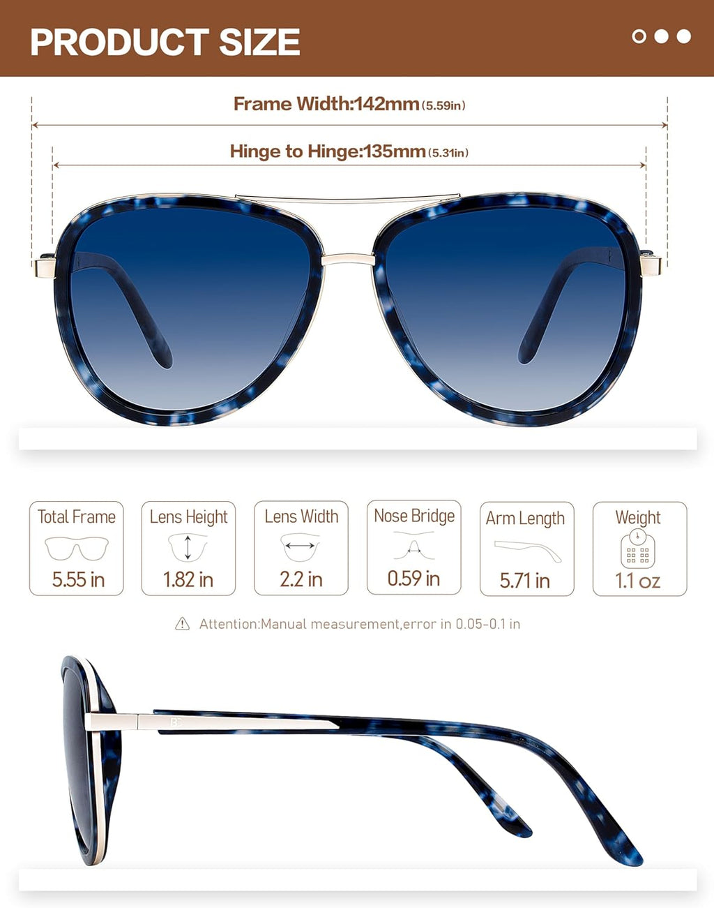 Polarized Sunglasses for Womens Retro Mirrored