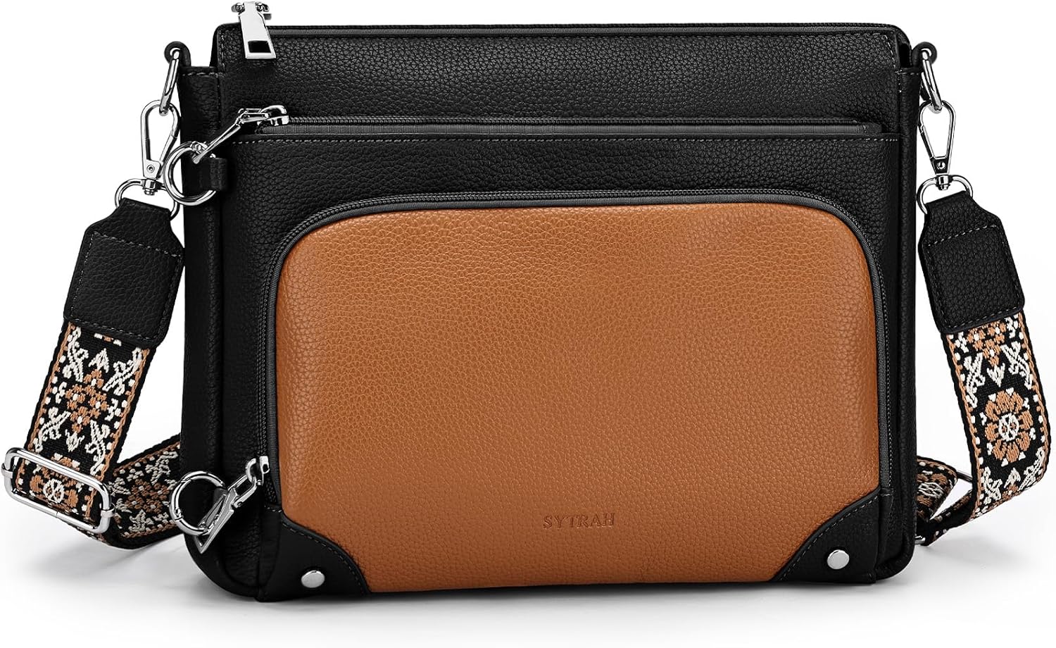 Anti-Theft Crossbody Purse for Women. Crossbody Shoulder Bag with Built-in Wallet & RFID Blocking for Travel Workout