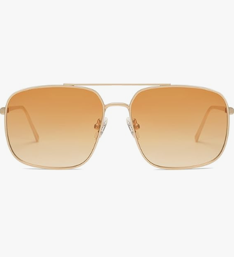 Trendy Square Aviator Sunglasses for Women Men
